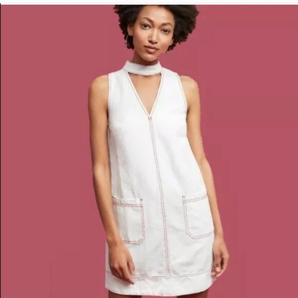 ❤️Anthro Holding Horses Denim Dress❤️
